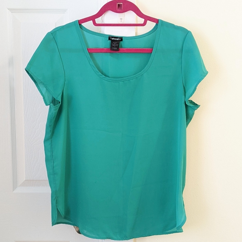 Stoosh Teal Blouse